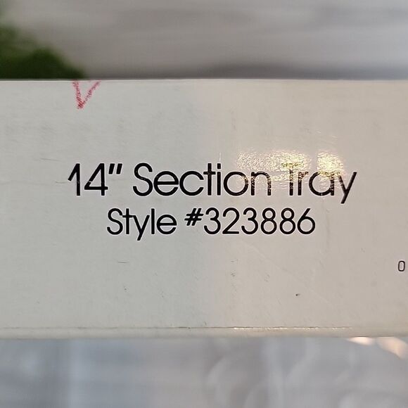 Crystal Clear Studios Lilly Glass Serving Tray Vintage 80s With Original Box - Picture 11 of 11